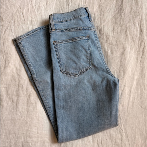 Denim Forum The Arlo Hi-Rise Straight Jean size 27, 28” Length